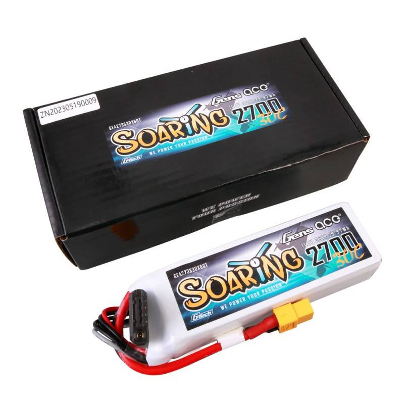 Gens ace G-Tech Soaring 2700mAh 11.1V 30C 3S1P LiPo Battery - Product Image 4