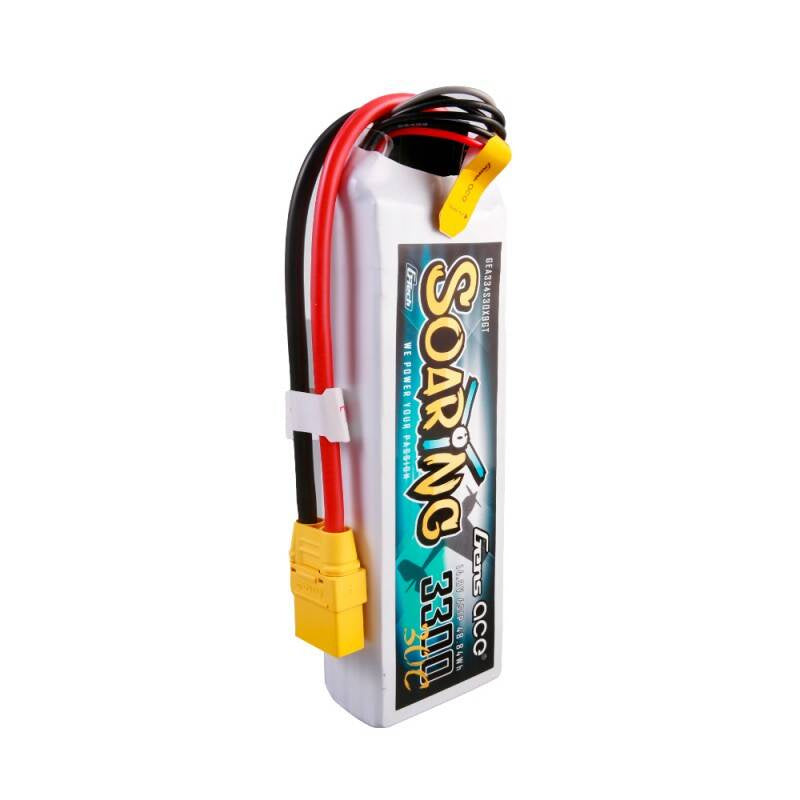 Gens ace G-Tech Soaring 3300mAh 14.8V 30C 4S1P Lipo Battery - Product Image 4