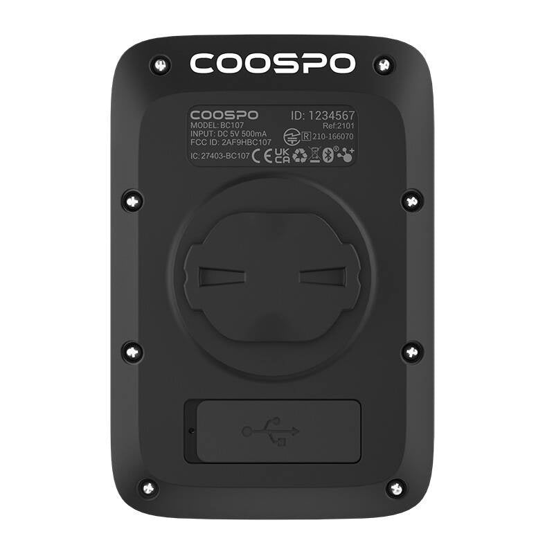 Fahrradcomputer Coospo BC107 kompatibel mit z. B. Strava, Trainingpeaks usw.
