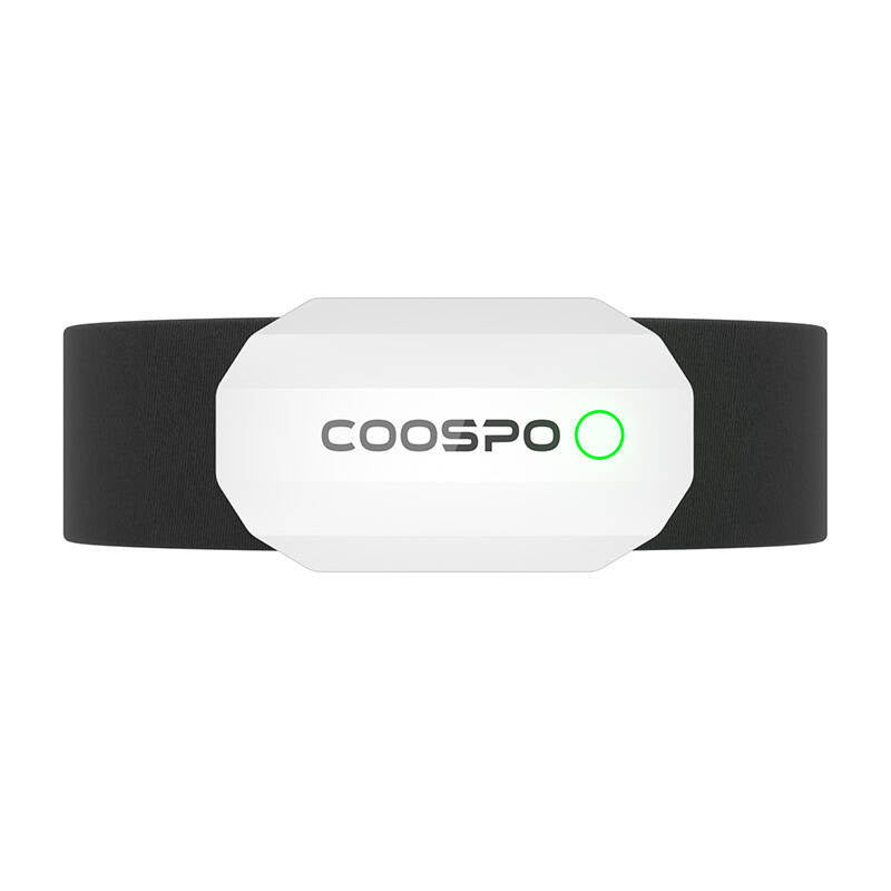 Brust-Herzfrequenzmesser Coospo H808S-W, kompatibel mit Strava Wahooo, MapMyFitness usw.