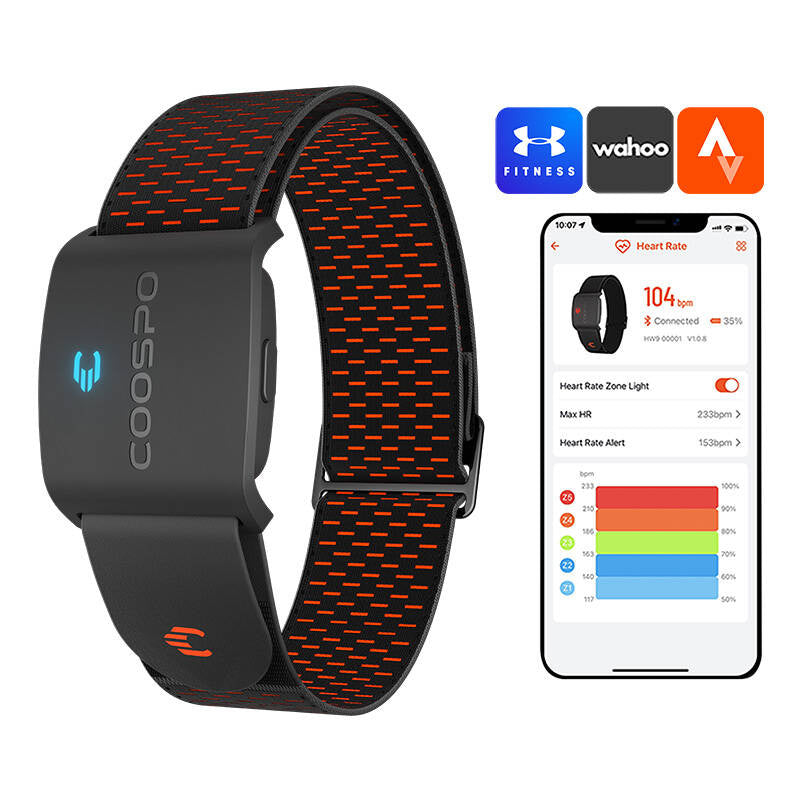 Armband Heart Rate Monitor Coospo HW9 compatibile with Strava , wahooo, mapmyfitness etc.