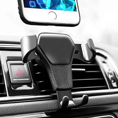 Car Holder H01 Black gravity car holder for the ventilation grille — Hurtel