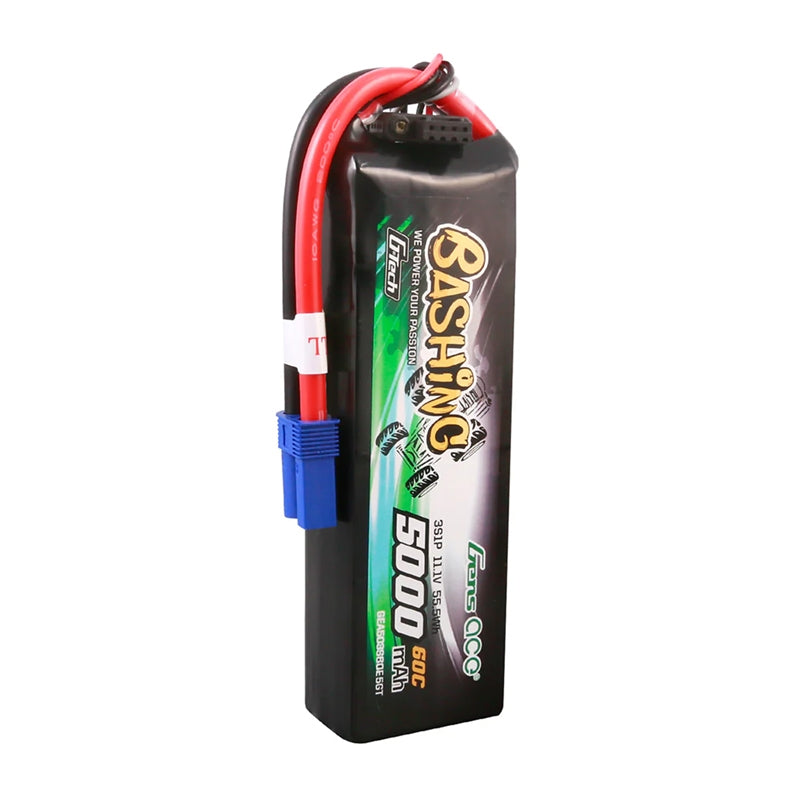 GensAce G-Tech LiPo Battery 5000mAh 11.1V 60C 3S1P with EC5 connector - Image 2