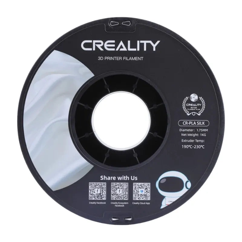 CR-Silk PLA Filament Creality (Weiß)
