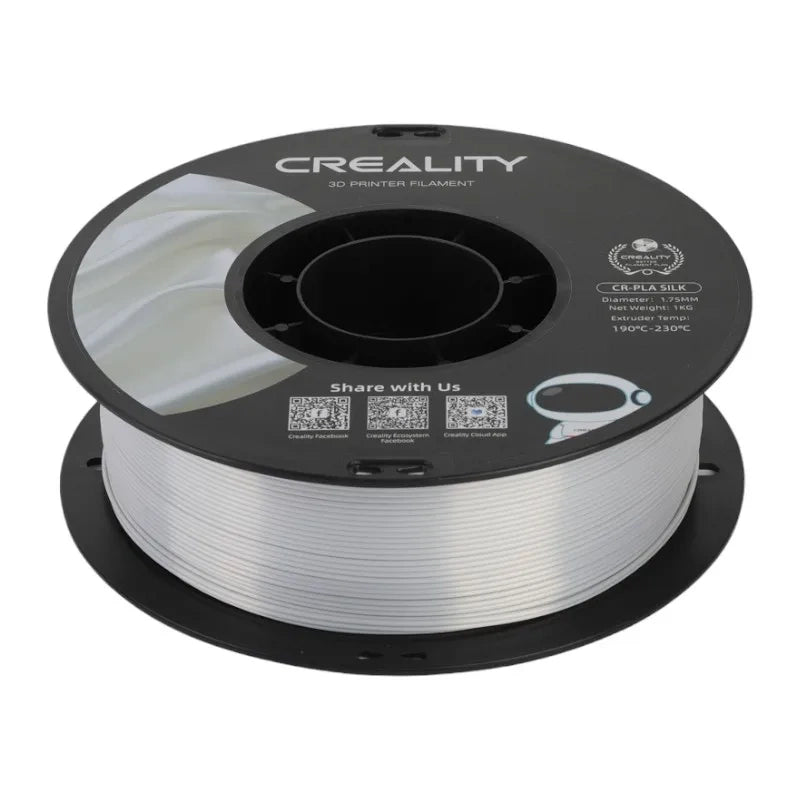 CR-Silk PLA Filament Creallity (Silber)