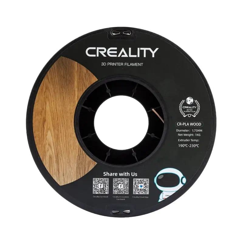 CR-PLA Wood Filament Creality (White Pine) - Product Image 3