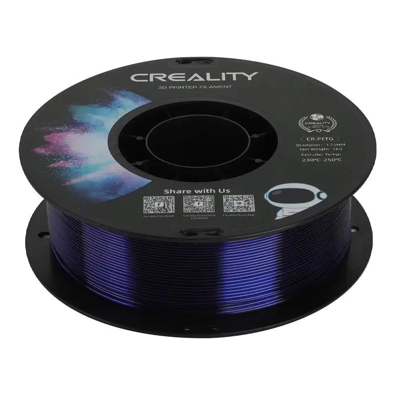 CR-PETG Filament Creality (Transparent blau)