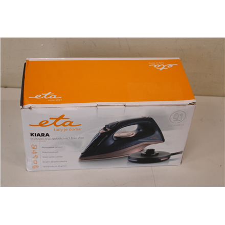 SALE OUT. ETA ETA127690000 Kiara Iron, Ceramic, 2200 W, Water tank 220 ml, Black | ETA | Iron | Kiara ETA127690000 | Cor