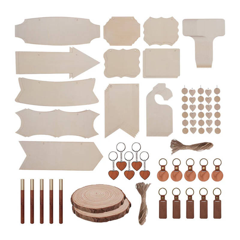 LaserPecker Wooden engraving materials set (190 pcs) - Product Image 1