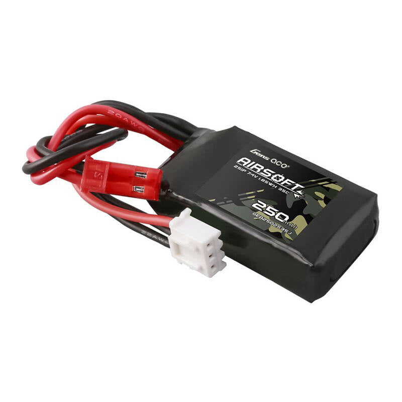 Gens ace 250 mAh 7,4 V 35 C 2S1P Airsoft Gun Lipo-Akku mit JST-SYP-Stecker