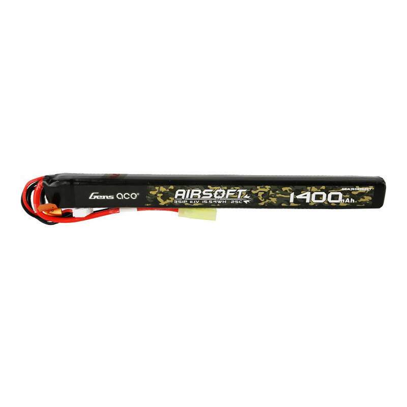 Gens ace 25C 1400 mAh 3S1P 11,1 V Airsoft Gun Lipo-Akku mit Mini-Tamiya-Stecker