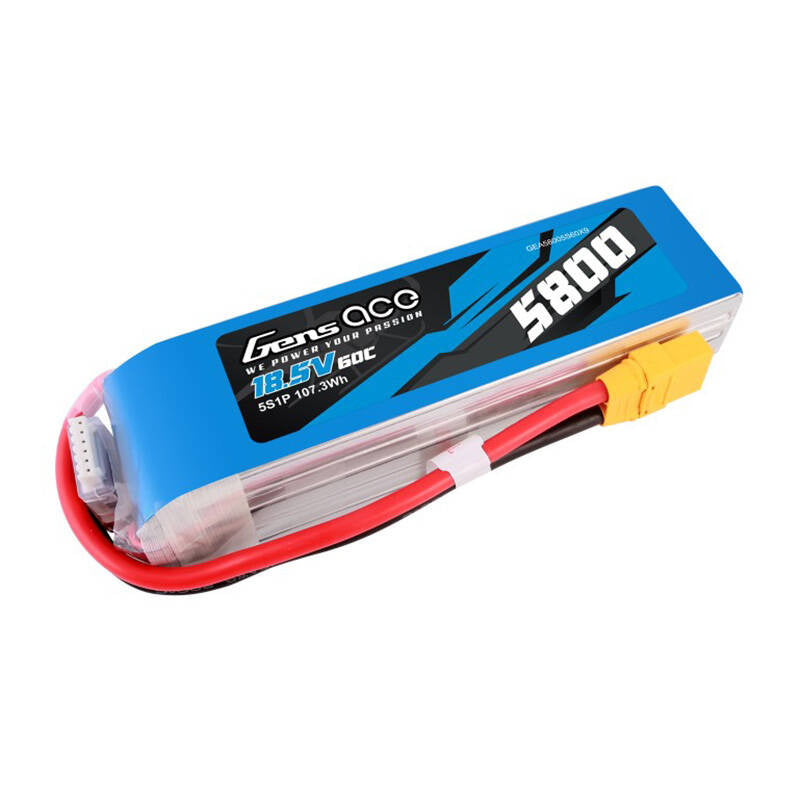 Gens ace 5800mAh 60C 18,5V 5S1P Lipo-Akkupack mit XT90-Stecker