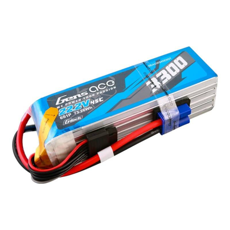 Gens ace G-Tech 3300 mAh 22,2 V 45 C 6S1P Lipo-Akkupack mit EC5-Stecker