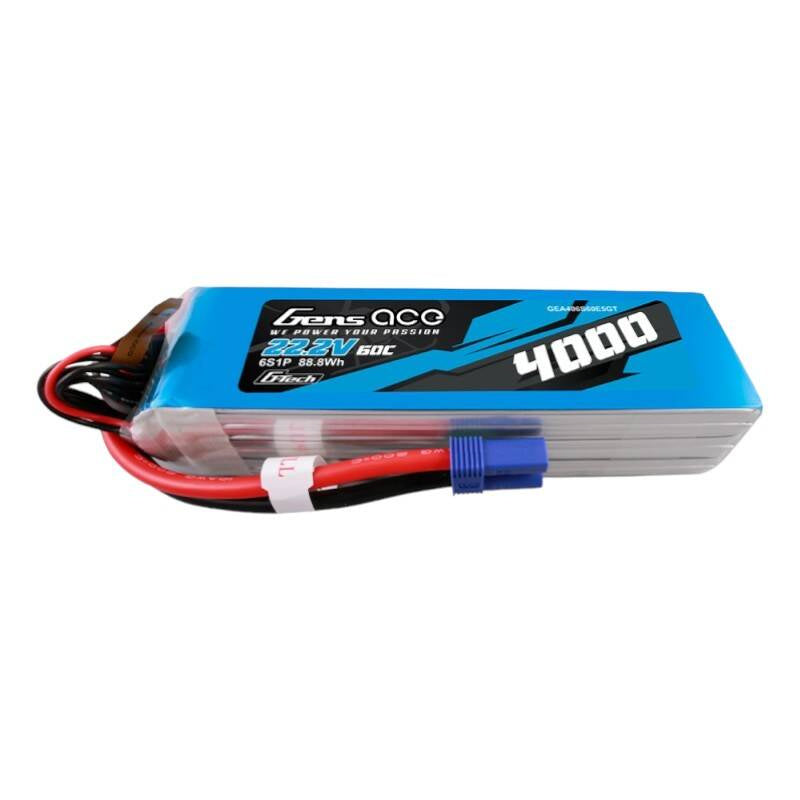 Gens ace G-Tech 4000 mAh 22,2 V 60 C 6S1P Lipo-Akkupack mit EC5-Stecker