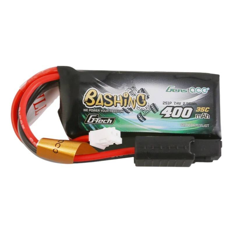Gens ace G-Tech 400 mAh 7,4 V 2S1P 35C Lipo-Akku mit JST-PHR Plug-Bashing-Serienanschluss
