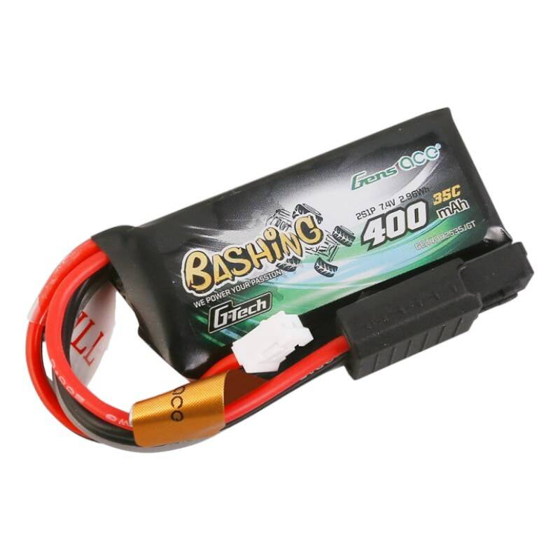 Gens ace G-Tech 400 mAh 7,4 V 2S1P 35C Lipo-Akku mit JST-PHR Plug-Bashing-Serienanschluss