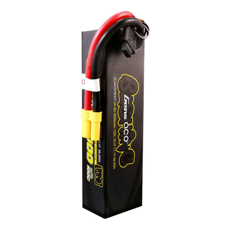 Gens ace G-Tech 8000mAh 11.1V 100C 3S1P Lipo Battery Pack with EC5-Bashing Series - Product Image 3