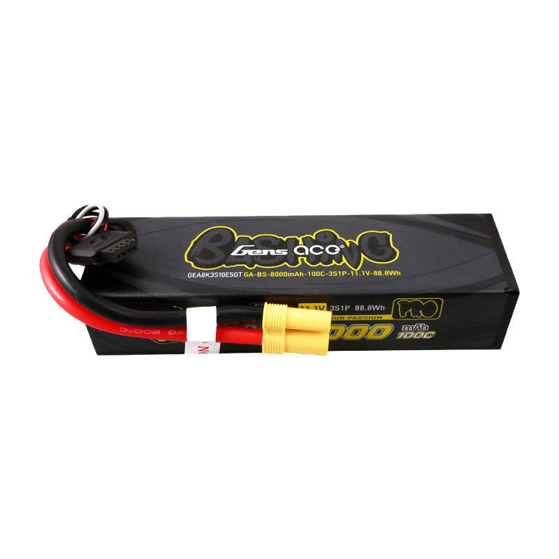 Gens ace G-Tech 8000mAh 11.1V 100C 3S1P Lipo Battery Pack with EC5-Bashing Series - Product Image 2