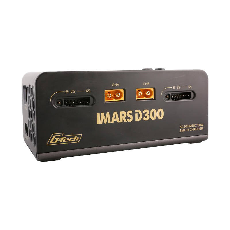 Gens Ace IMARS D300 G-Tech Channel AC/DC 300W/700W RC Battery Charger-EU Black - Product Image 5