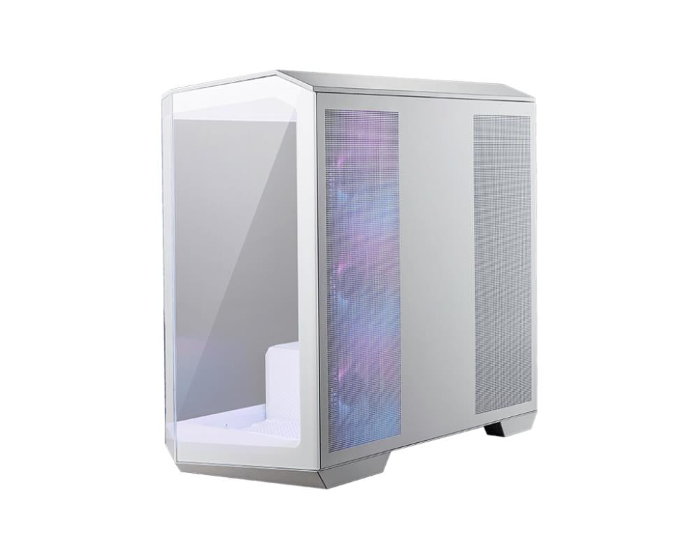 Case MSI MidiTower Case product features Transparent panel Not included MicroATX Colour White MAGPANOM100RPZWHITE