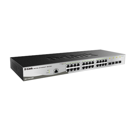 D-Link | Metro Ethernet Switch | DGS-1210-28/ME | Managed L2 | Rack mountable | Gigabit Ethernet (copper) ports quantity