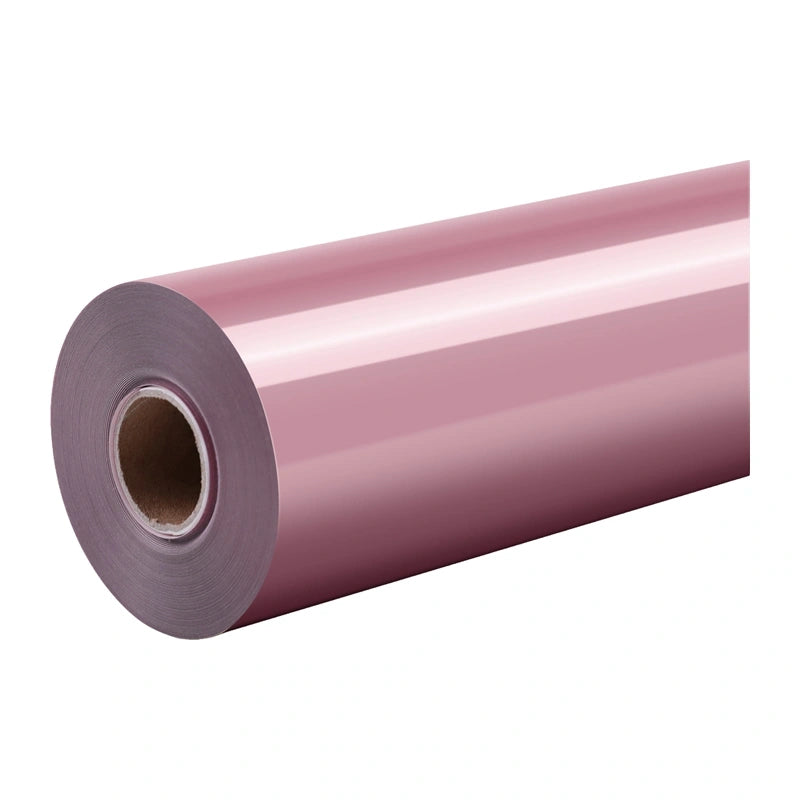HTVRONT Pure Heat Transfer Film, 30.5 cm x 1.8 m (rose gold) - Image 1