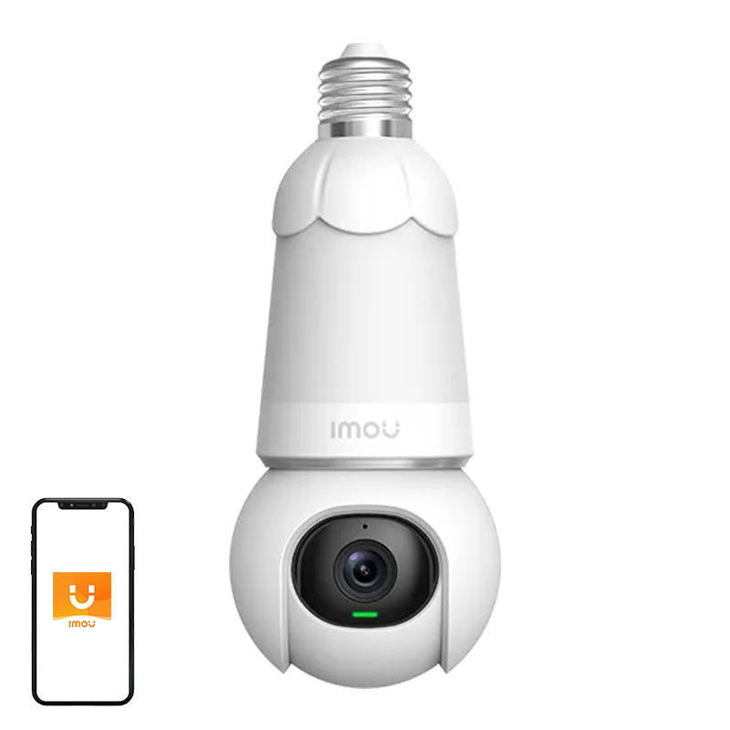 2in1 Bulb and 360° Outdoor Camera WiFi IMOU Bulb Cam 5MP - Image 1