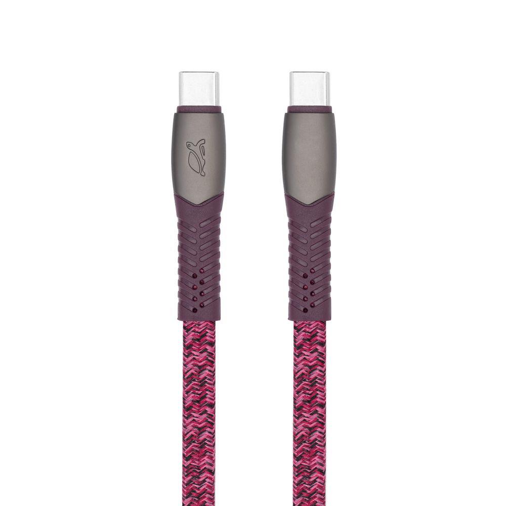 CABLE USB-C TO USB-C 1.2M/RED PS6105 RD12 RIVACASE