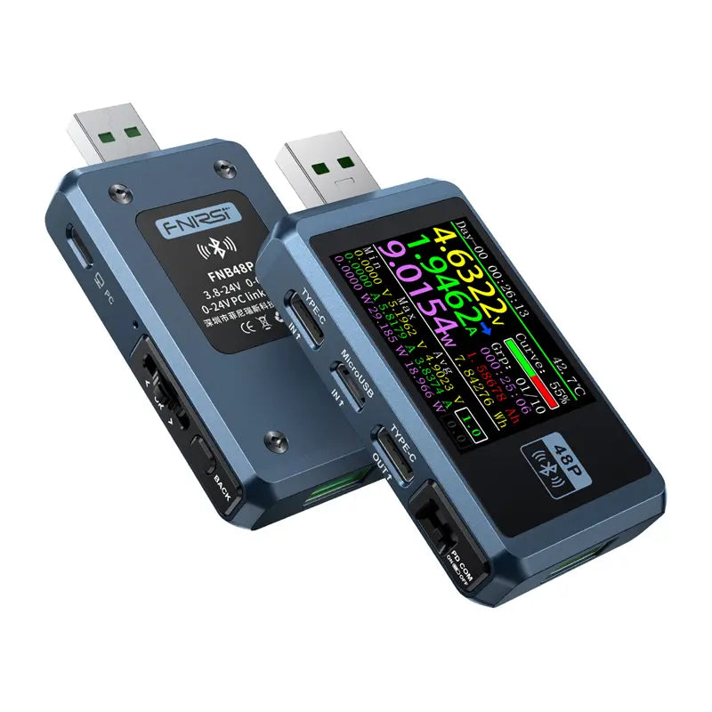 FNIRSI FNB48P BT USB port tester with Bluetooth - Image 1