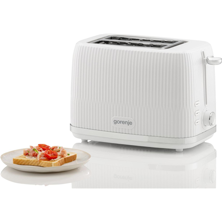 Gorenje Toaster | T850DPW | Number of slots 2 | Housing material Plastic | White