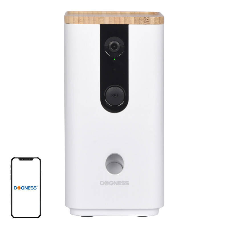 Smart snack feeder with camera T03 Dogness (White) - Product Image 1