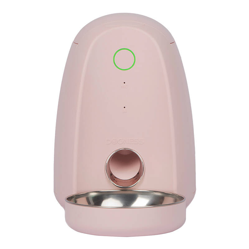 Smart food dispenser with plastic bowl WIFI mini Dogness (pink)) - Product Image 2