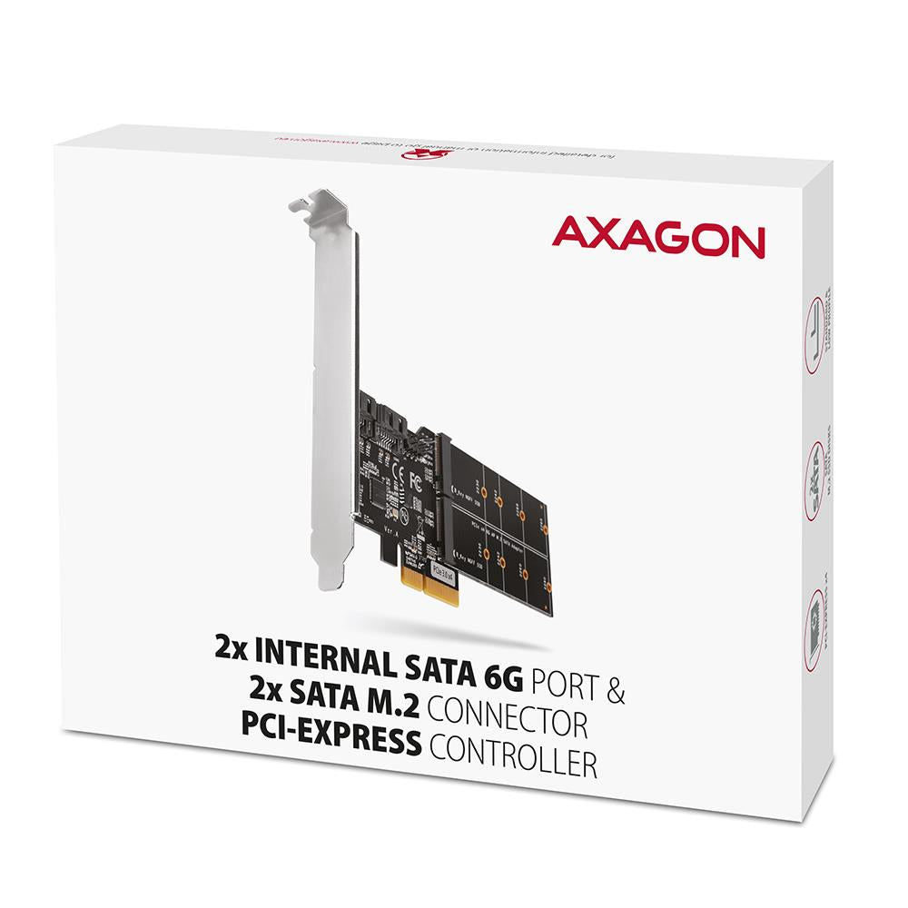 SSD ACC I/O CONTROLLER PCIE/SATA M.2 PCES-SA4M2 AXAGON