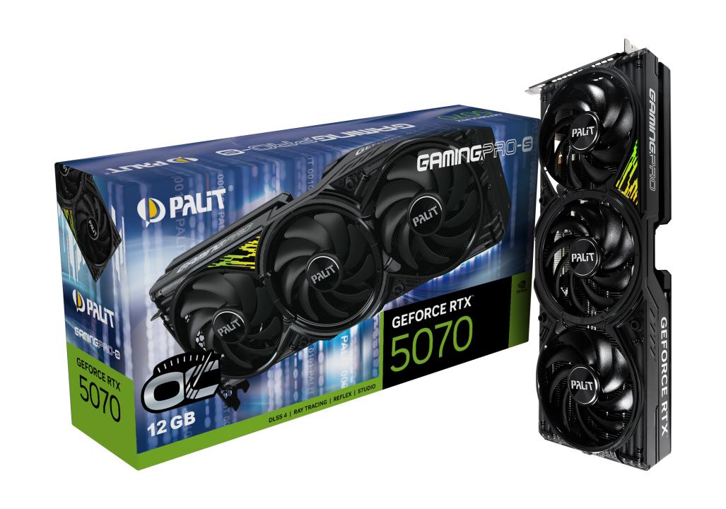 Graphics Card PALIT NVIDIA GeForce RTX 5070 Ti 2295 MHz 16 GB GDDR7 256 bit PCI Express 5.0 Active NE7507TS19T2-GB2031U