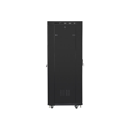 Lanberg | Rack cabinet 19" free-standing 37U/800x1000 (flat pack) with glass door, LCD | FF01-8037-12BL | Black