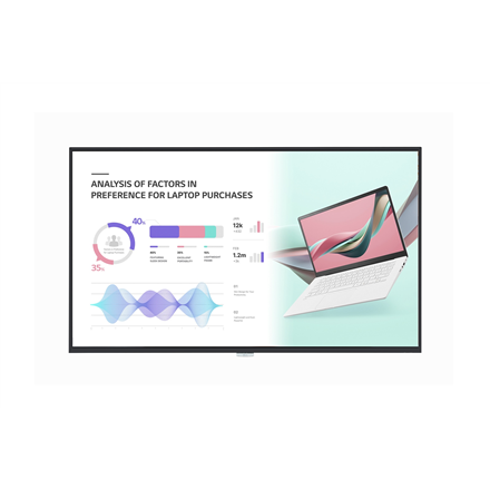LG | 98UH5J-H.AEU | 98 " | Landscape/Portrait | 24/7 | WebOS | 500 cd/m² | 8 ms | 178 ° | 178 °