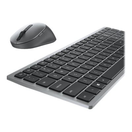 Dell | Keyboard and Mouse | KM7120W | Keyboard and Mouse Set | Wireless | Batteries included | Bluetooth | Wireless connection | US | Titan Gray