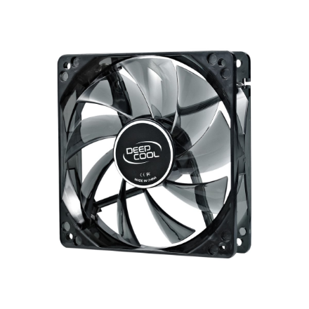 120 mm case ventilation fan, "Wind Blade 120", transparent, hydro bearing,4 LED's | Deepcool