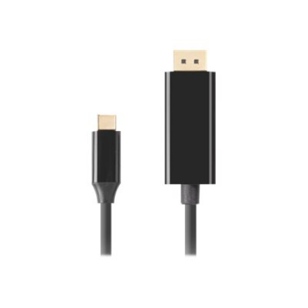 Lanberg USB-C to DisplayPort Cable, 1.8 m 4K/60Hz, Black | Lanberg | USB-C to DisplayPort Cable | CA-CMDP-10CU-0018-BK | Black | 1.8 m