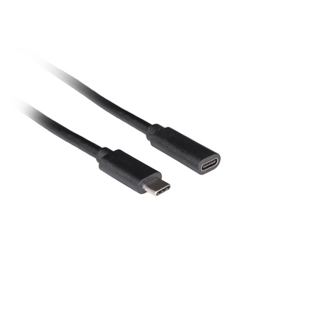Lanberg | USB-C M/F 3.1 Cable | CA-USBE-20CC-0005-BK