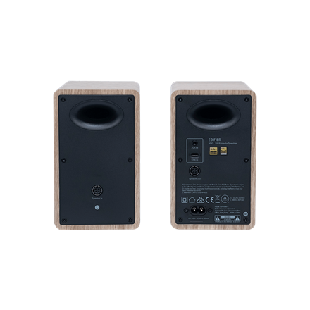 Edifier Compact Desktop 2.0 Speakers | M60 | 66 W | Bluetooth | Classic Oak | Wireless connection