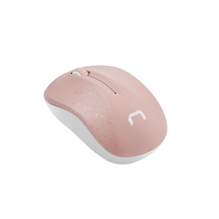 Natec Mouse, Toucan, Wireless, 1600 DPI, Optical, Pink-White | Natec | Mouse | Optical | Wireless | Pink/White