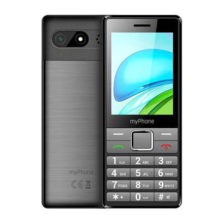 myPhone 7340 LTE | Silver | 2.8 " | IPS | 48 MB | 128 MB | Dual SIM | 3G | Main camera resolution 2 MP | 1400 mAh