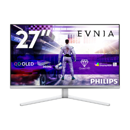 Philips | 27M2N8500/00 | 27 " | OLED | 16:9 | 360 Hz | 0.03 ms | 2560 x 1440 pixels | 250 cd/m² | HDMI ports quantity 2 | White