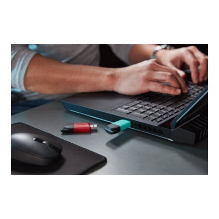 Kingston | USB Flash Drive | DataTraveler Exodia | 256 GB | USB 3.2 Gen 1 | Black/Teal