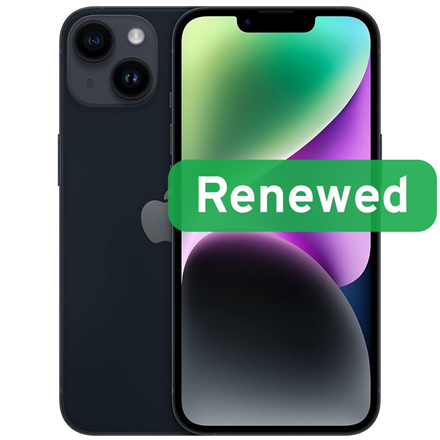 Apple Renewed Grade C | Apple iPhone 14 | Midnight | 6.1 " | Retina XDR OLED | 128 GB | 5G | iOS