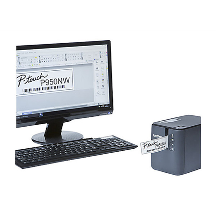 Brother PTP950NW | Mono | Thermal transfer | PC Professional label printer | Wi-Fi | Black