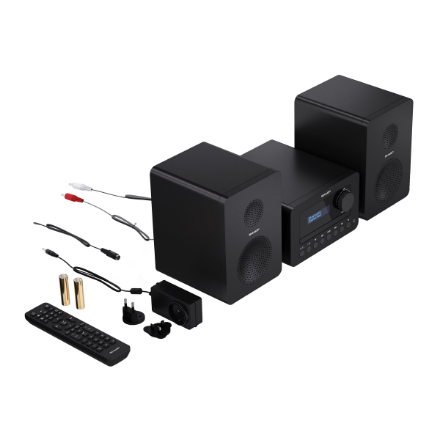 Sharp XL-B520D(BK) Tokyo Hi-Fi Micro System 2.0, FM/DAB/DAB+/USB, CD, Bluetooth 5.0, Aux-in, Black | Sharp | Tokyo Hi-Fi Micro System 2.0 | XL-B520D(BK) | Yes | Bluetooth | Black