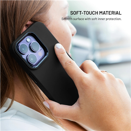 Fixed MagFlow | Back cover | Samsung | Galaxy S26 Ultra | Liquid silicon | Black