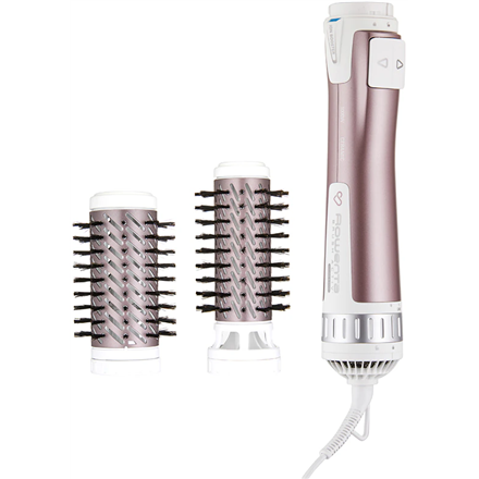 Rowenta | ACTIV PREMIUM CARE Hair Brush | CF9540 | Ceramic heating system | Ion conditioning | Barrel diameter 40 - 50 mm | Number of heating levels 2 | 1000 W | Styling comb | Metal cinnamon pink